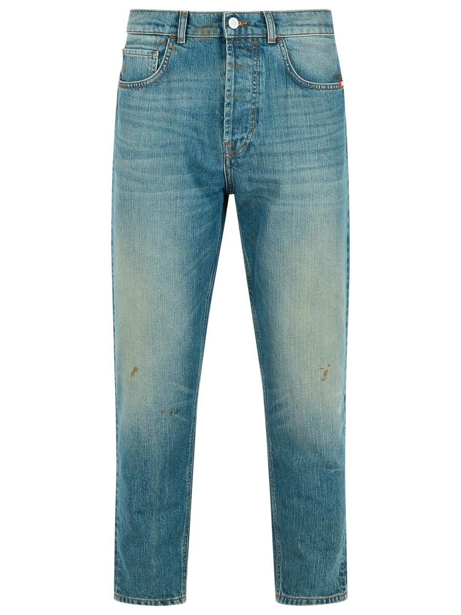 Amish Hellblaue Baumwolljeans