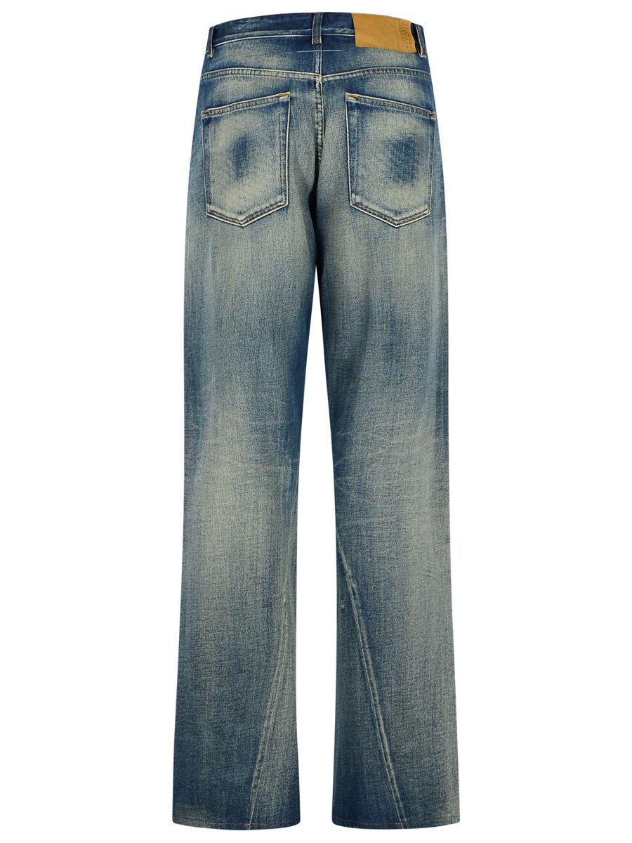 MM6 Maison Margiela Hellblaue Baumwolljeans
