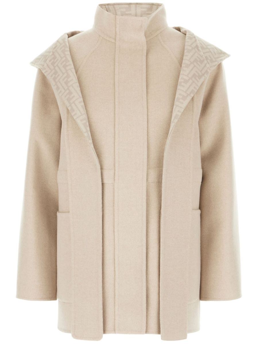 Wollblouson-Kleidung im Parka-Stil von Fendi