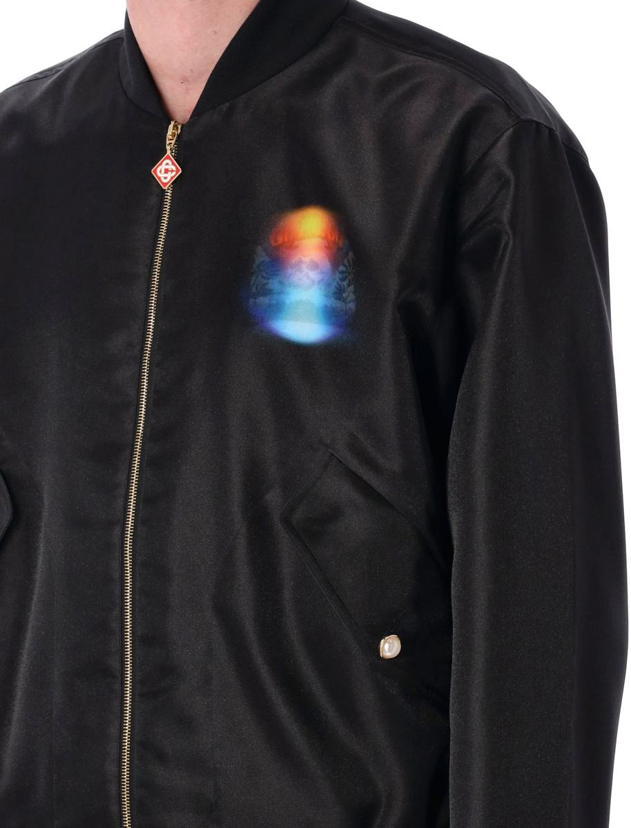 Casablanca – Organza-Bomberjacke mit Farbverlauf
