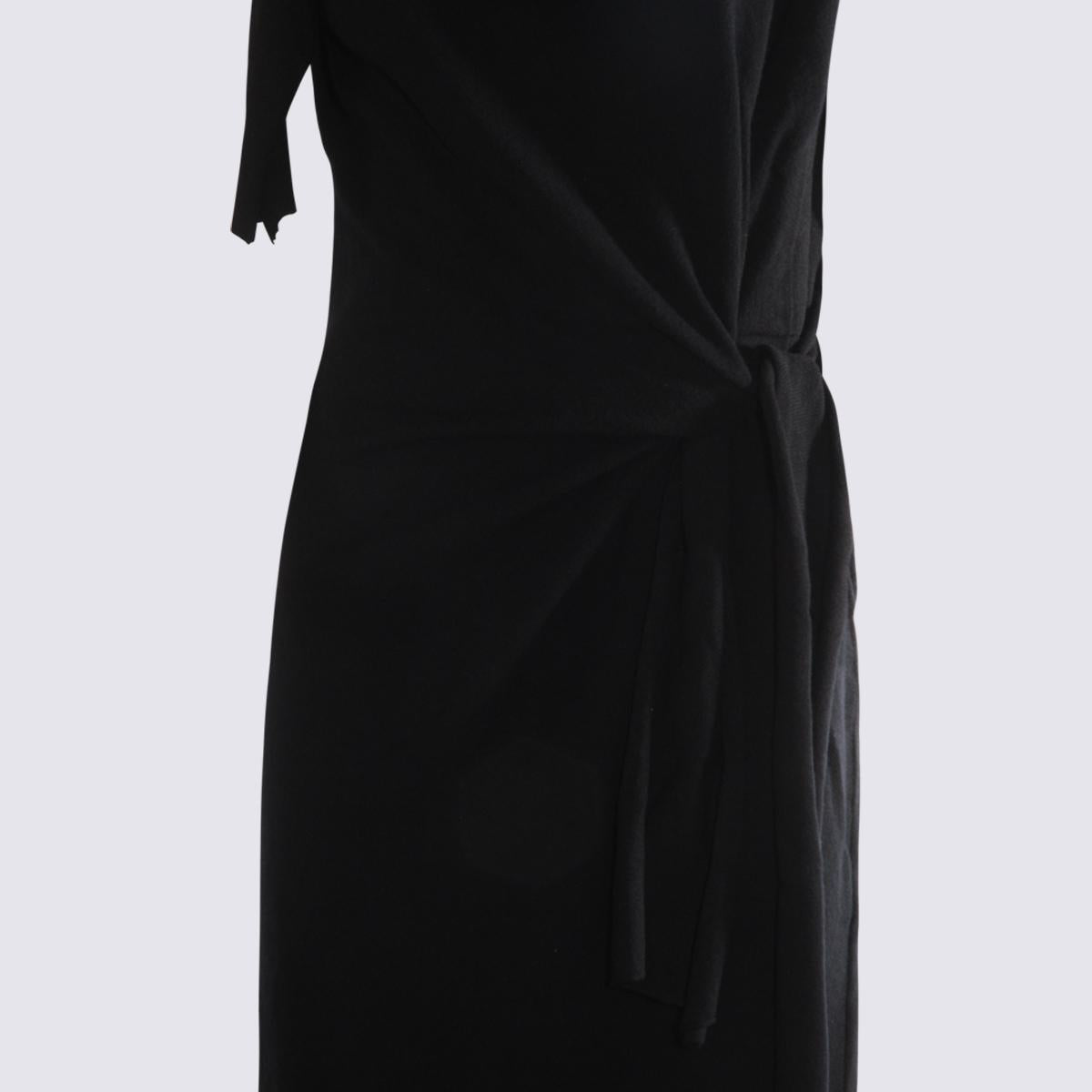 Schwarzes Wollkleid von Moschino