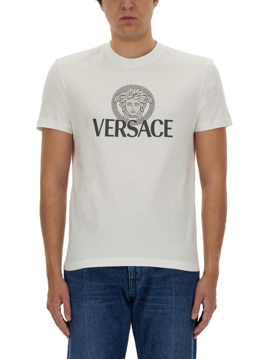 T-Shirt mit Versace-Logo