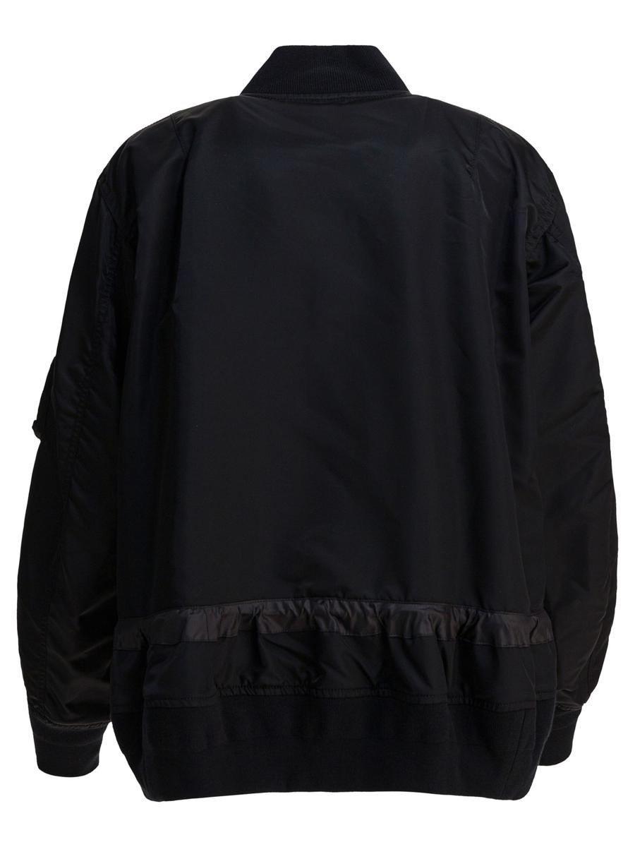 Bomberjacke aus Nylon-Twill von Sacai