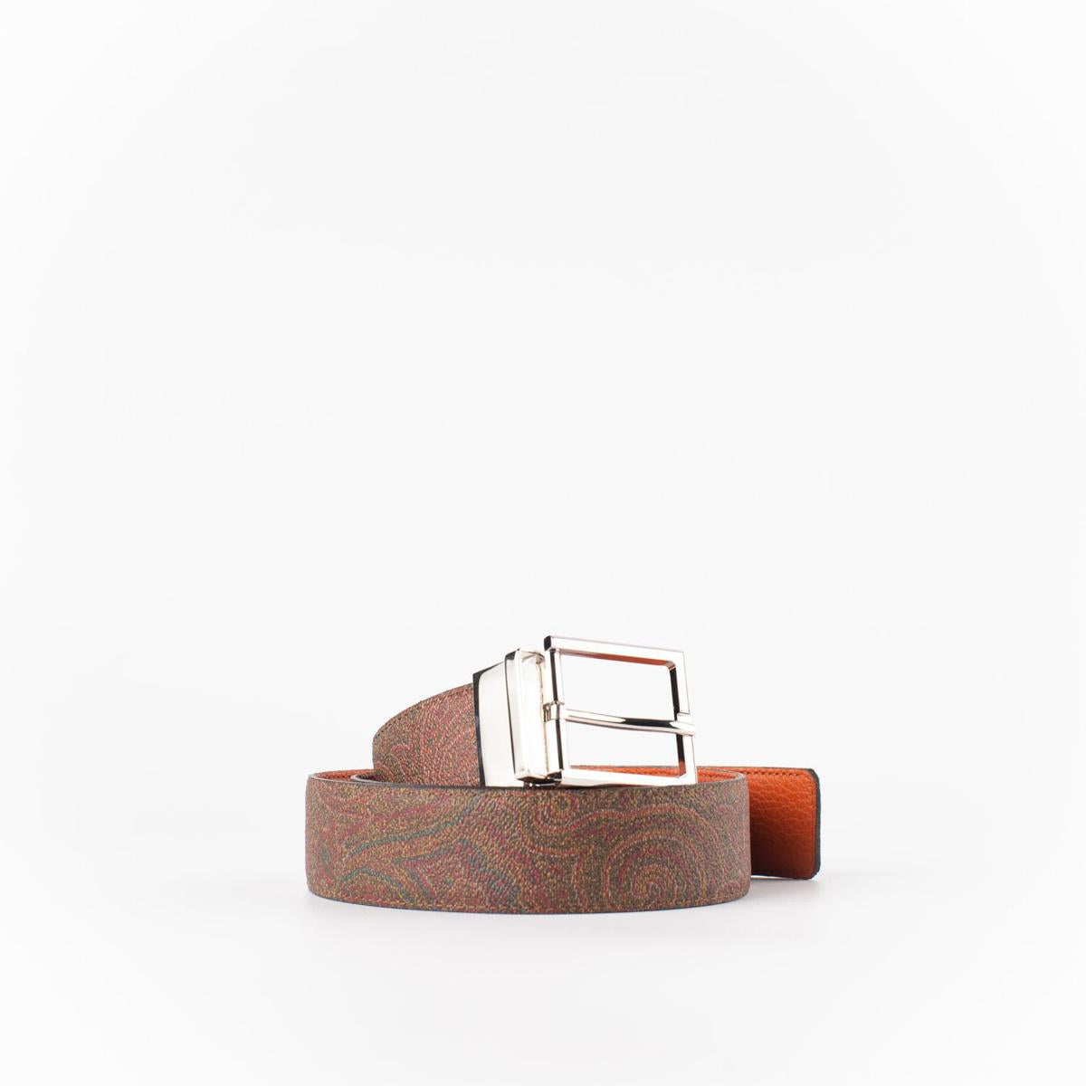 Etro Wendbarer Oranger Gürtel