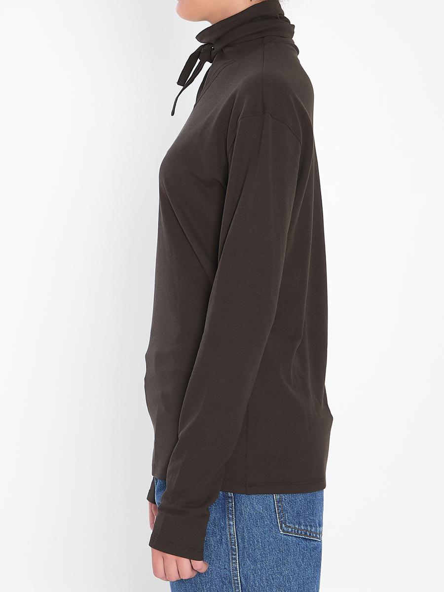 Langärmliges Foulard-Top