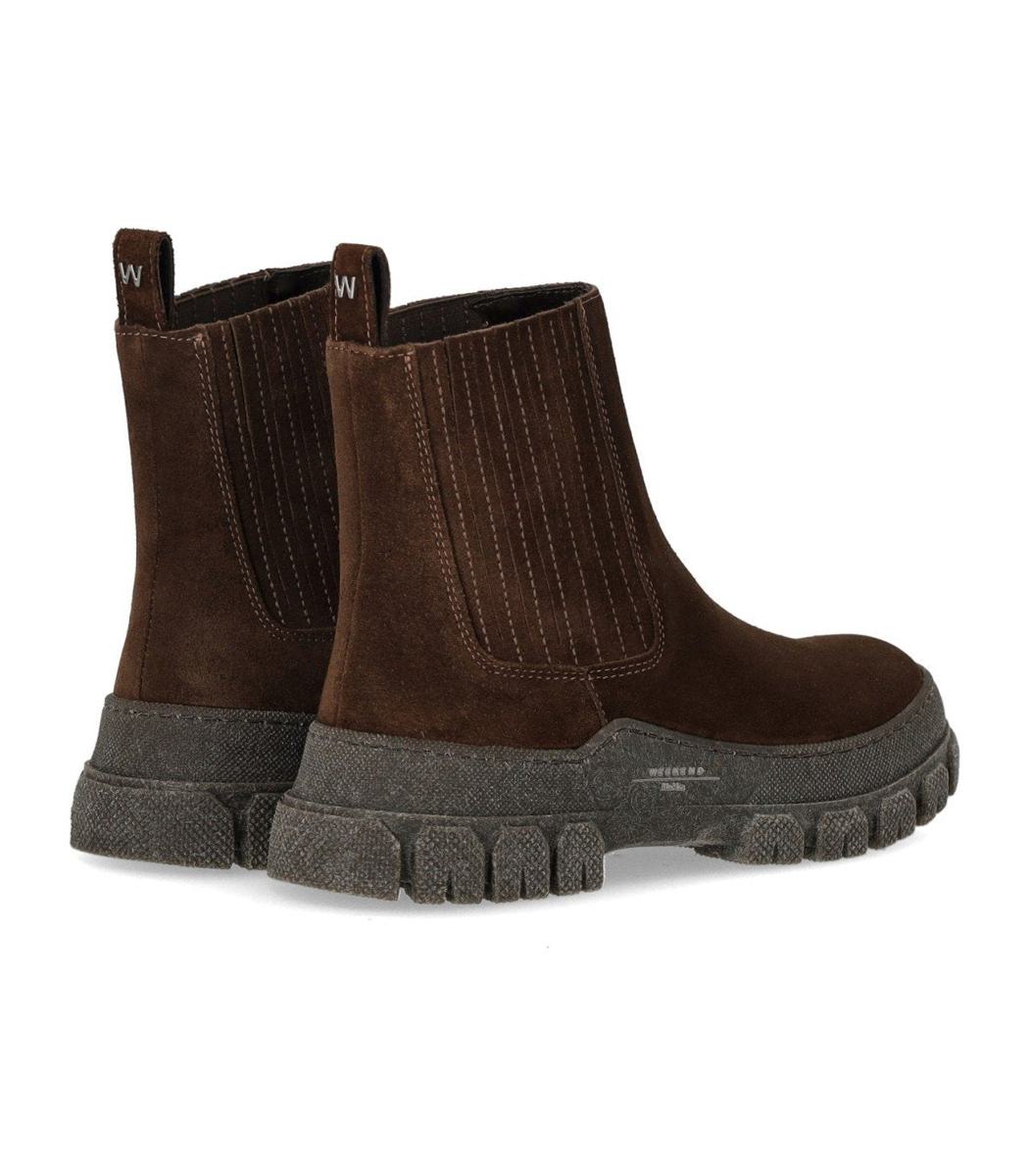 Weekend Max Mara – Genepi – Dunkelbrauner Chelsea-Stiefel