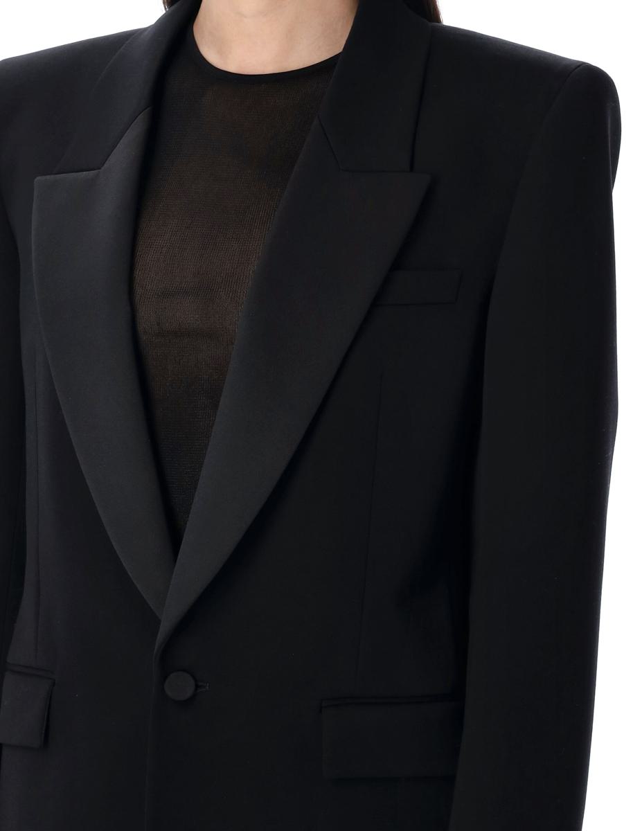 Saint Laurent Grain De Poudre Smokingjacke