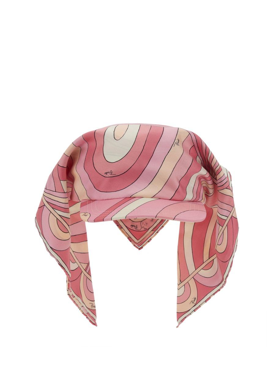Pucci Visier mit Schal