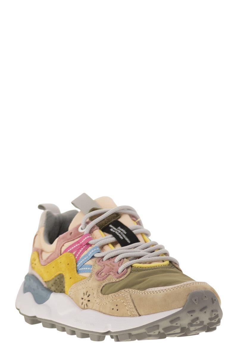 Flower Mountain Yamano 3 - Sneakers aus Wildleder und Funktionsgewebe