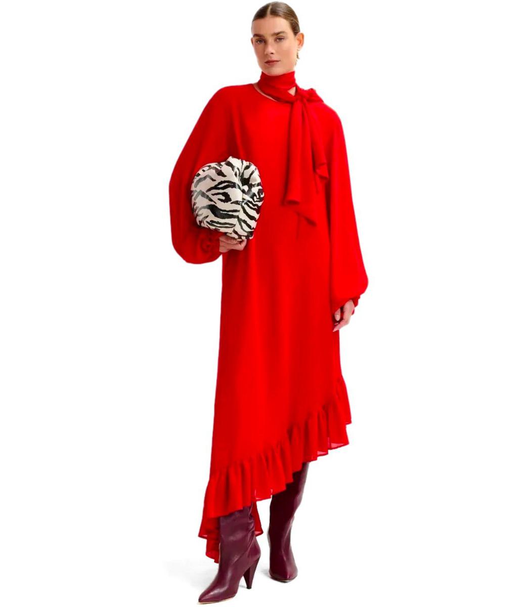 Essentiel Antwerp Iflower Rotes Kleid