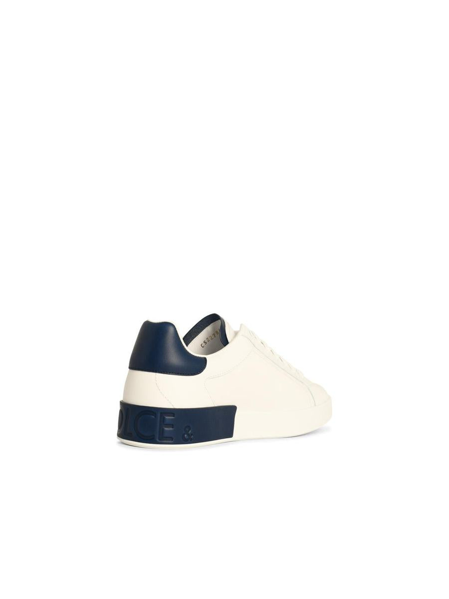 Dolce & Gabbana – Portofino – Weiße Ledersneaker