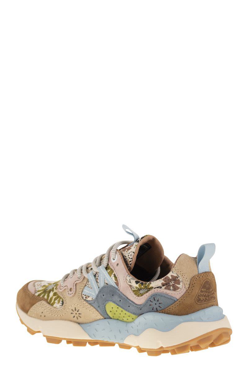 Flower Mountain Yamano 3 - Sneakers aus Wildleder und Funktionsgewebe