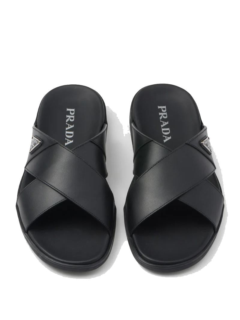 Prada Ledersandalen