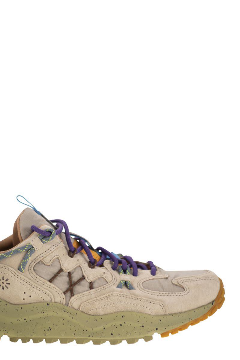 Flower Mountain Yamabushi – Sneakers aus Wildleder und Funktionsgewebe