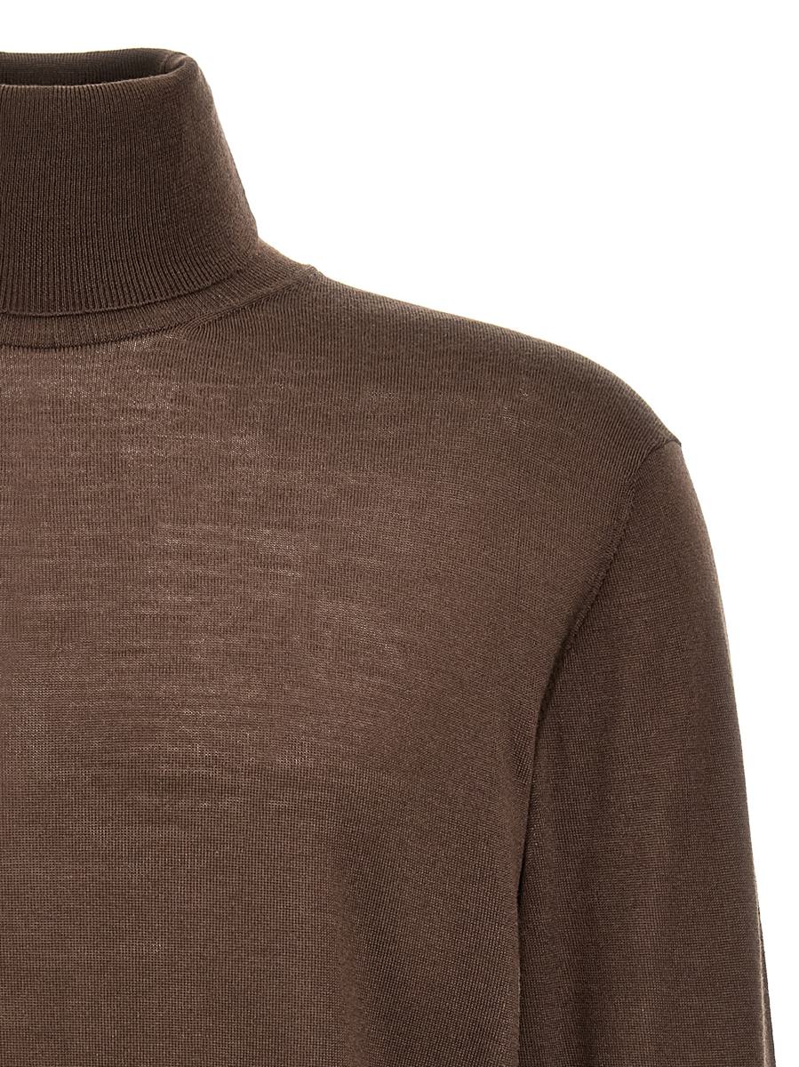 Pt Torino Rollkragenpullover aus Merinowolle