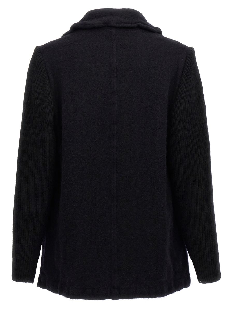 Zweireihiger Wollmantel von Comme Des Garçons