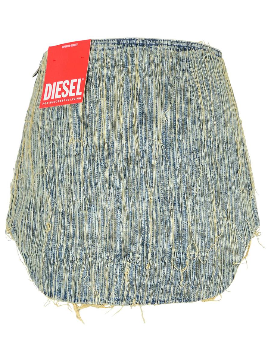 Diesel – Ada – Blauer Minirock aus Baumwolle