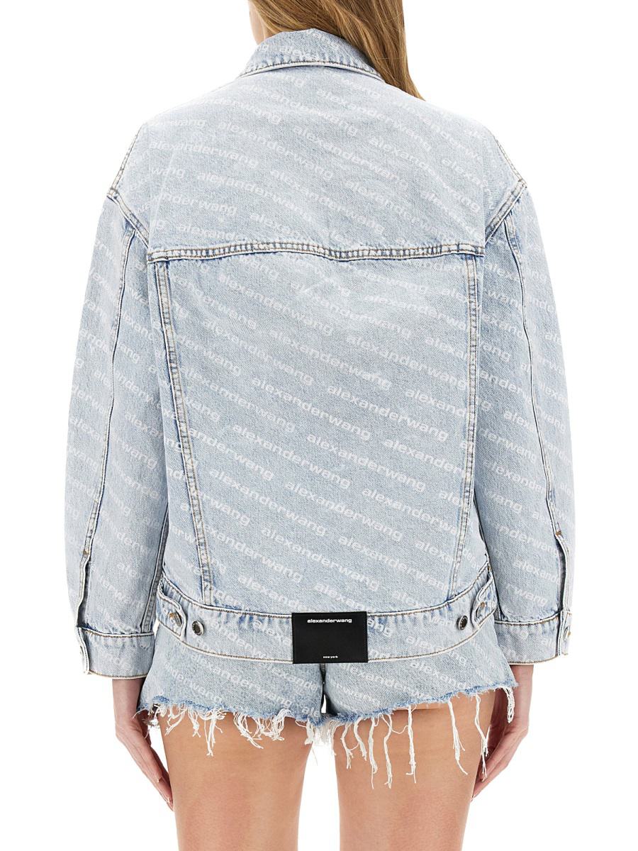 Alexander Wang Jacke mit durchgehendem Logo