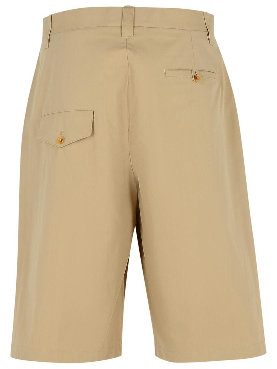 Moschino – Beige Bermudashorts aus Baumwollmischung