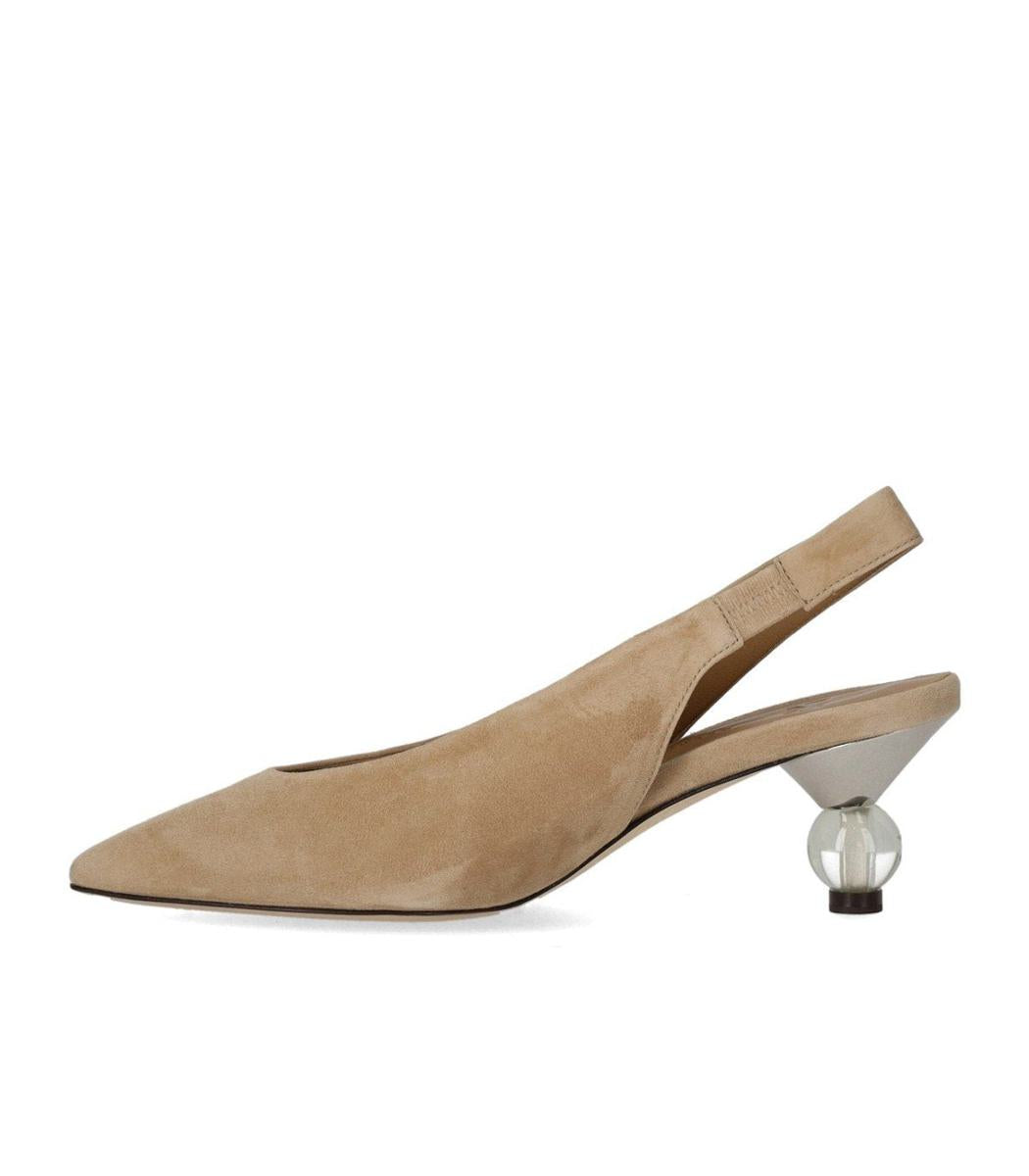 Weekend Max Mara – Orma – Beige Slingback-Pumps