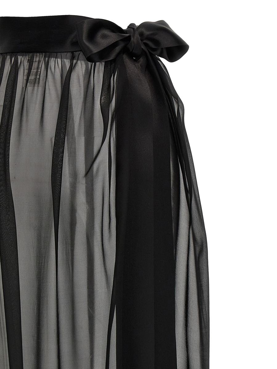 Dolce & Gabbana Langer Chiffonrock