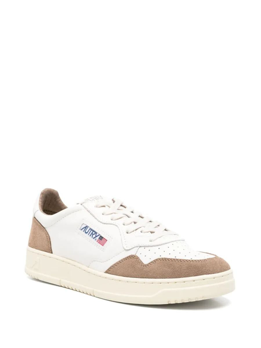 Autry „Medalist Low“ Wildleder-Sneakers