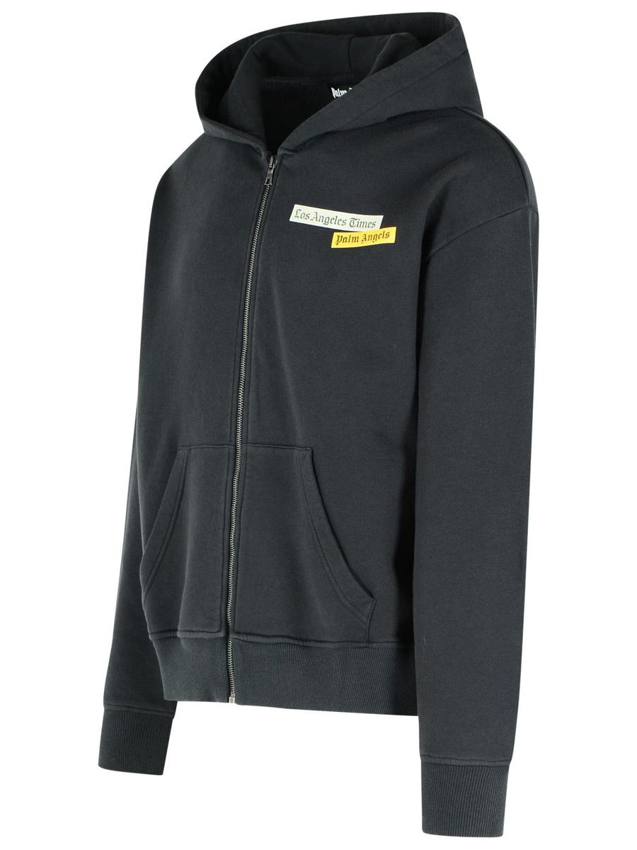 Palm Angels – Schwarzes Baumwoll-Sweatshirt