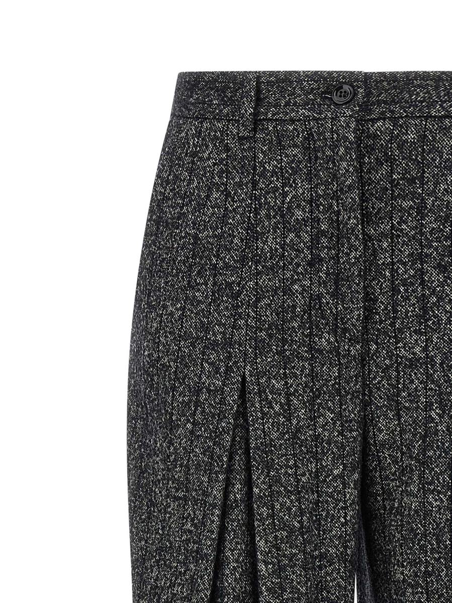 Dolce & Gabbana gestreifte Wollhose