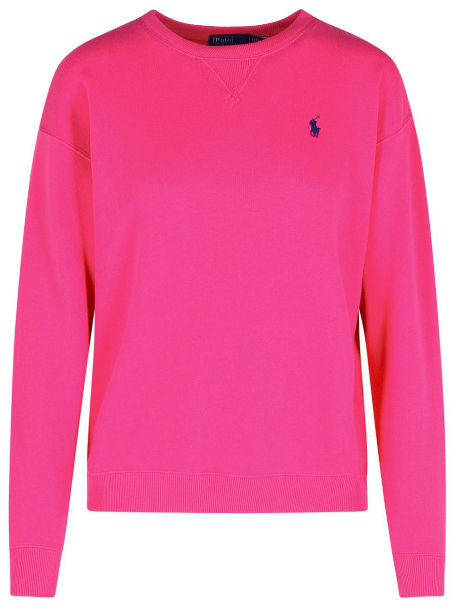 Polo Ralph Lauren – Fuchsiafarbener Baumwollpullover