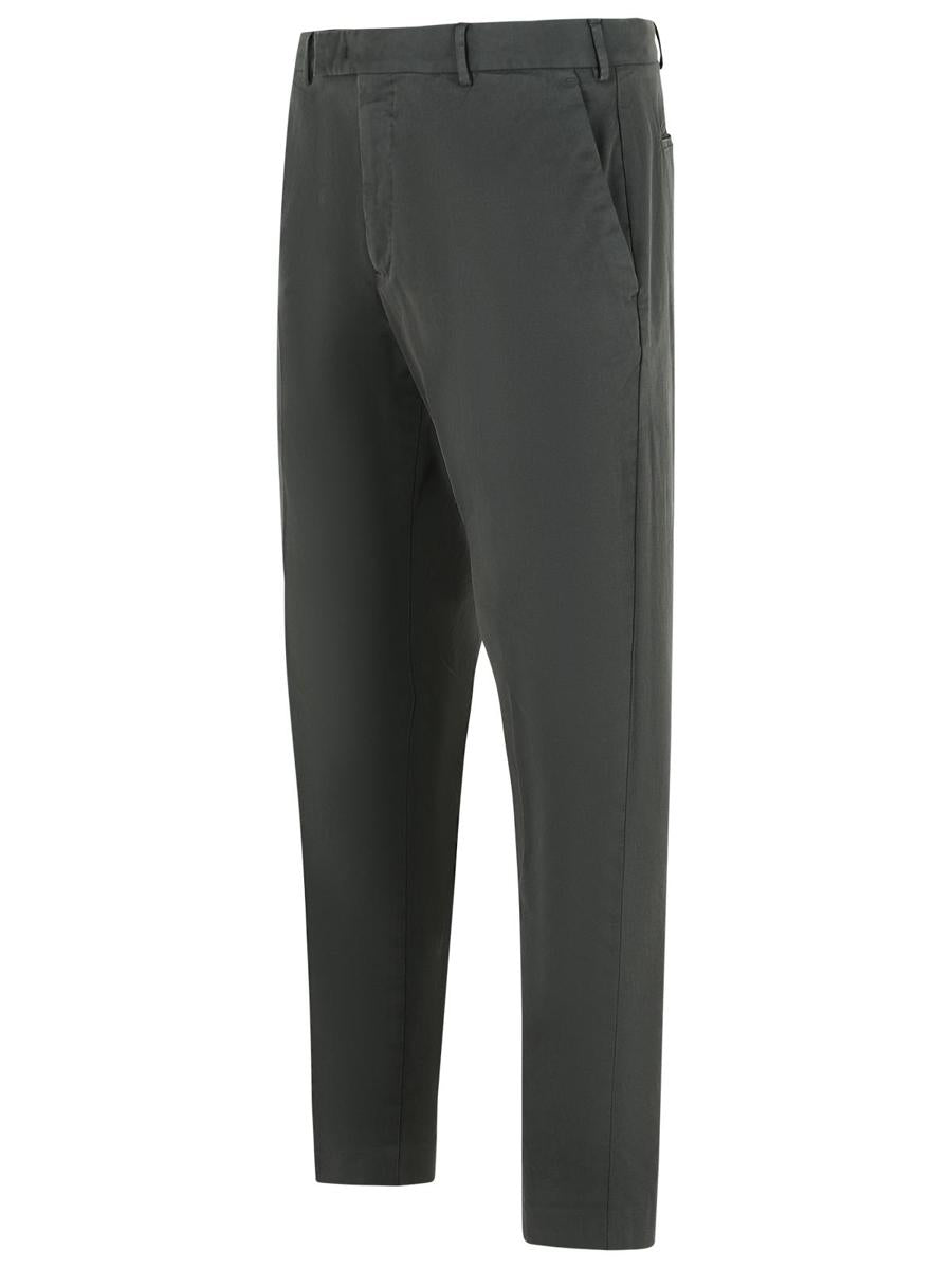 Pt Torino „Rebel“ Hose aus Stretch-Baumwolle in Grau