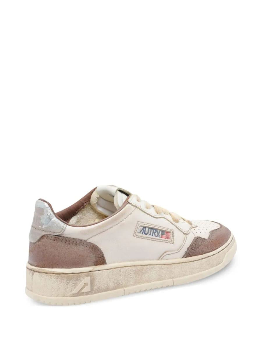 Autry Super Vintage Low Sneakers in Burnt und Silver Schuhe