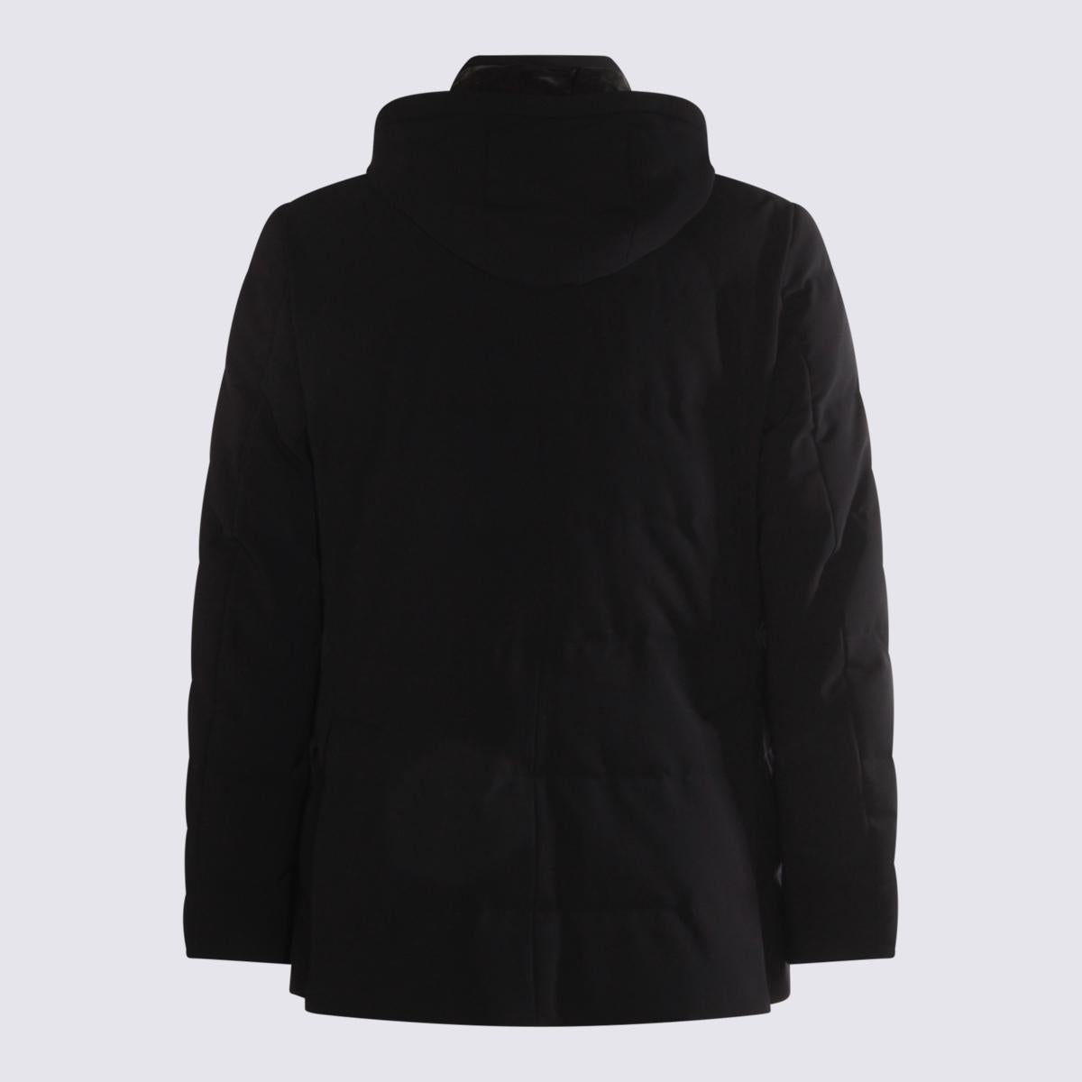 Dunkelblaue Daunenjacke von Montecore