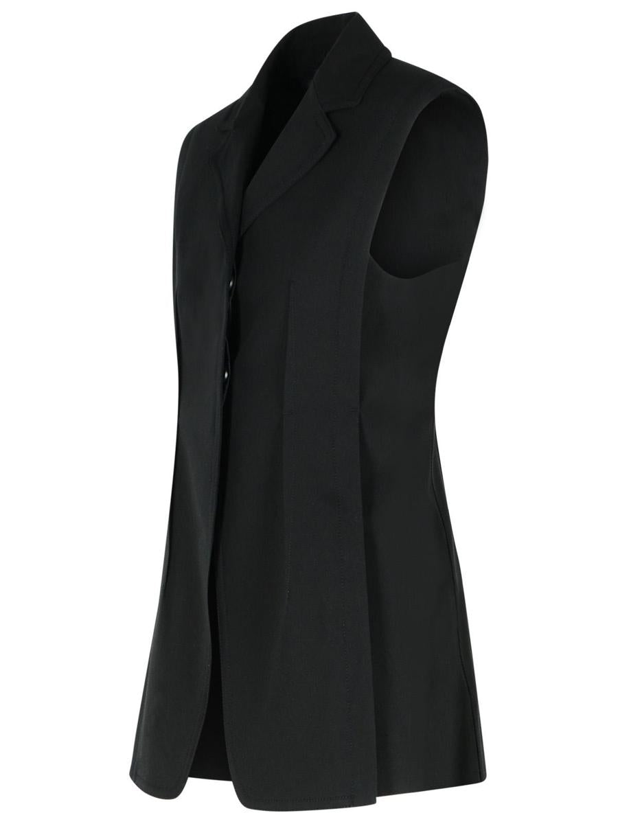 Sportmax „Oca“ schwarze Baumwollweste