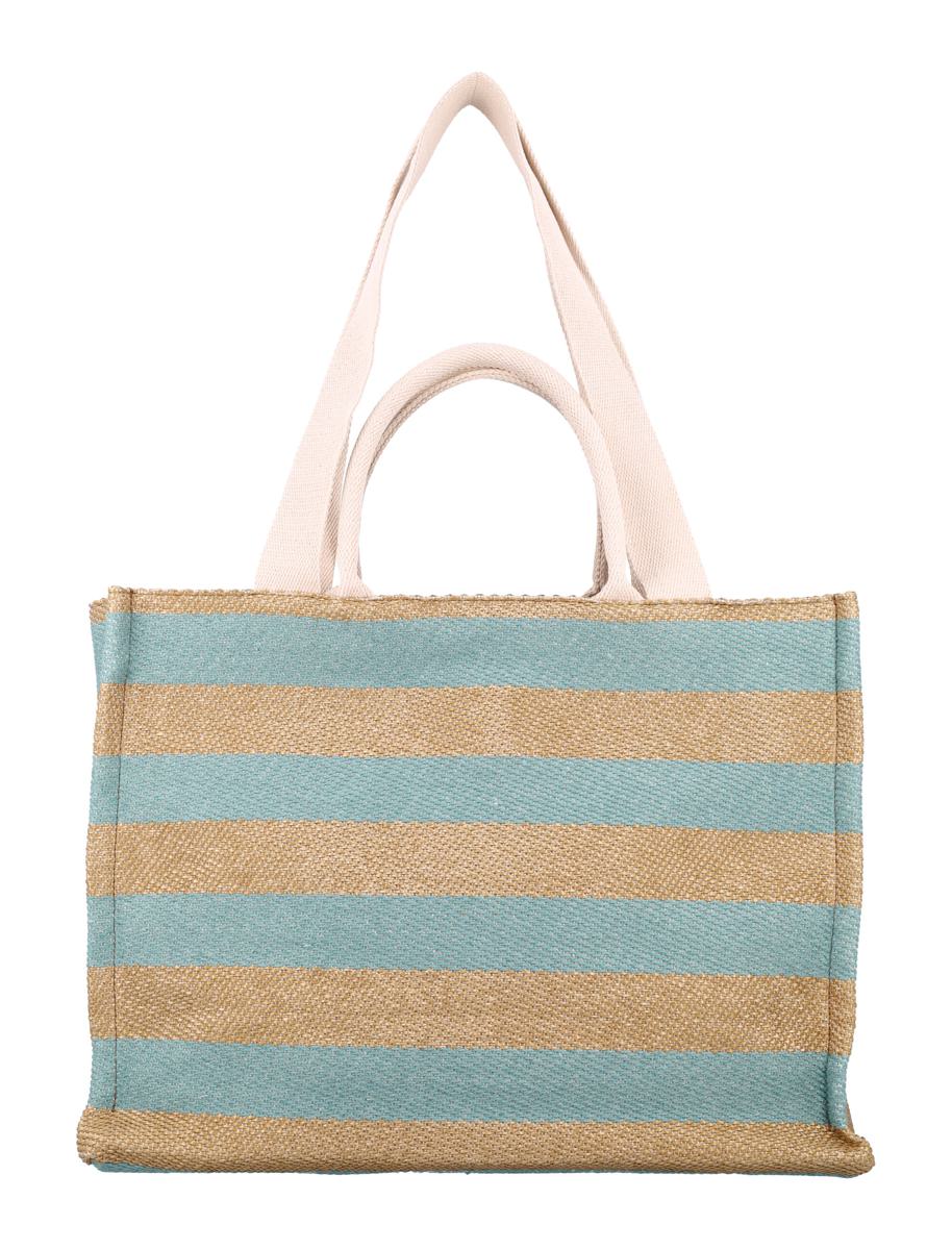 Marni – Mittelgroße Tragetasche mit Raffia-Effekt