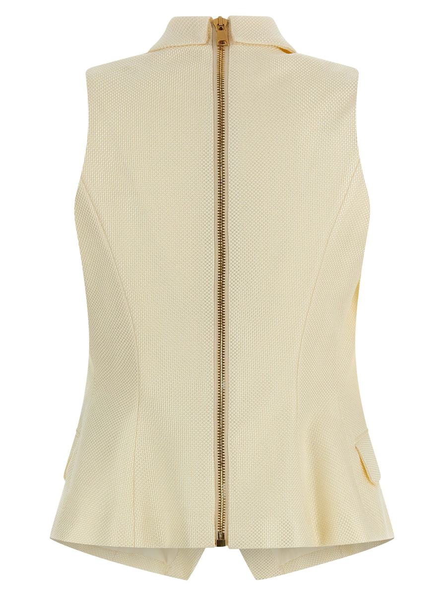 Balmain Weste „Gold und Goldmünze“