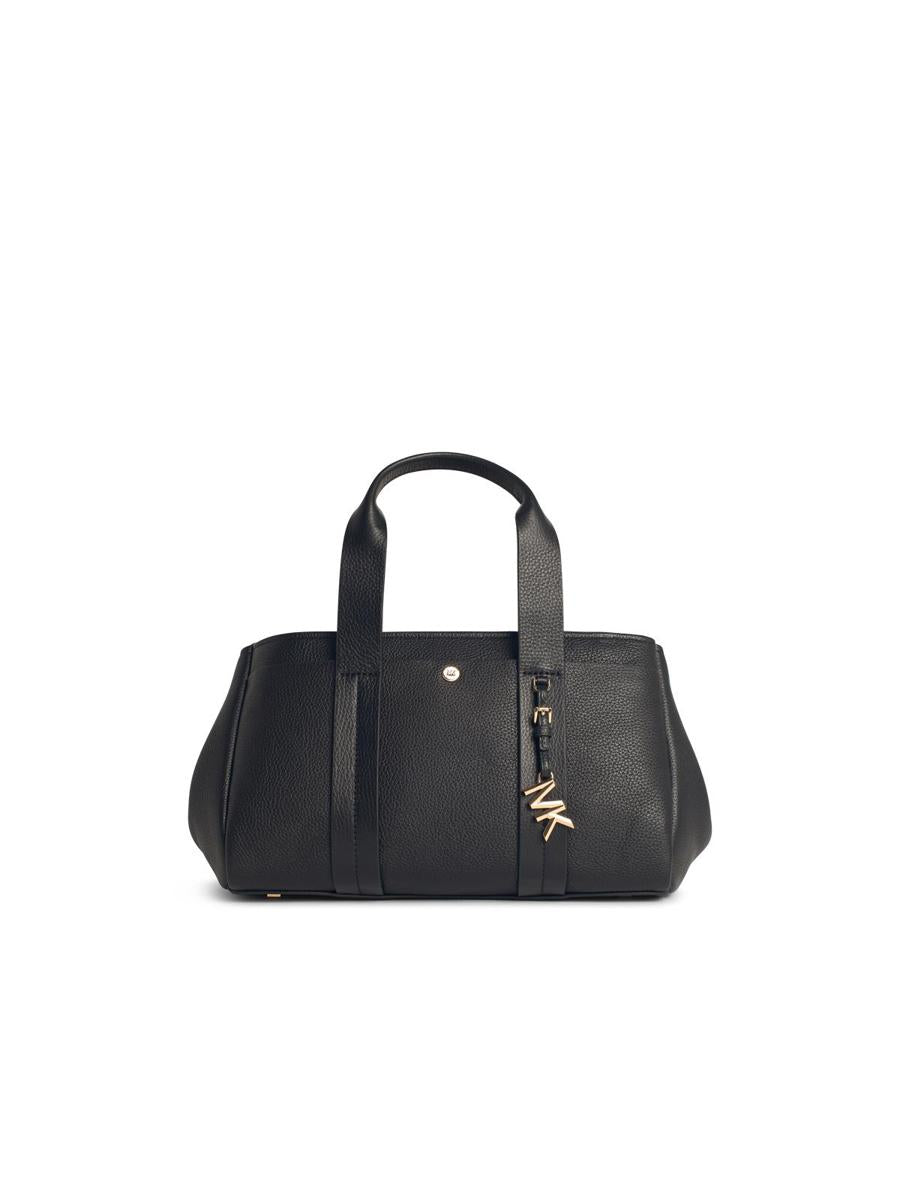 Michael Kors „Romee“ schwarze Ledertasche