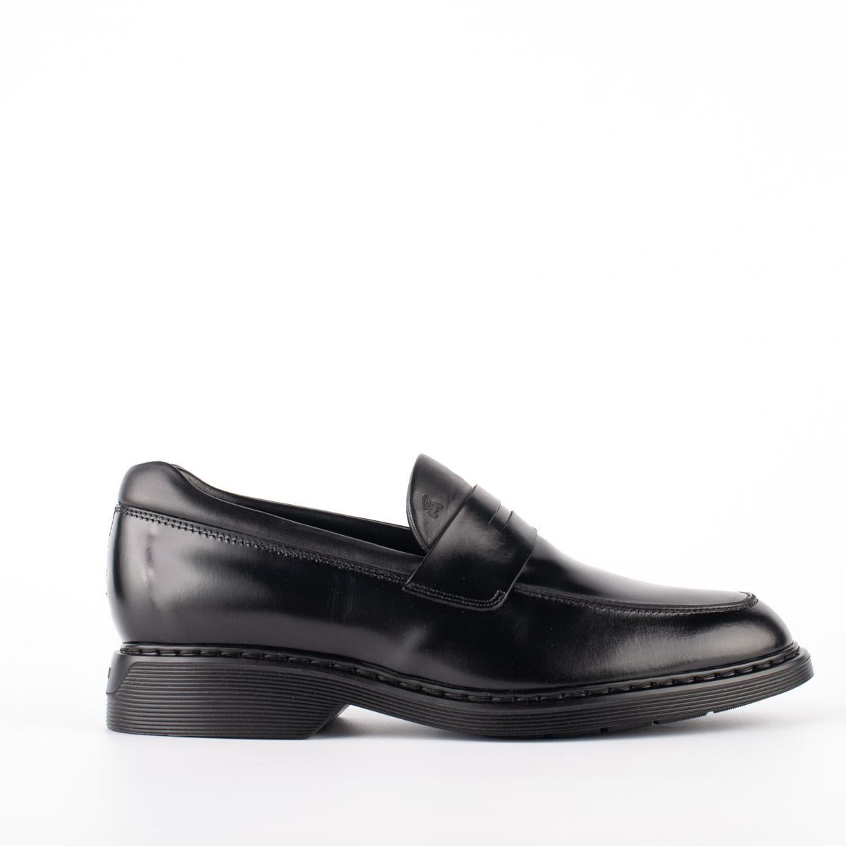 Hogan – Schwarzer Leder-Loafer