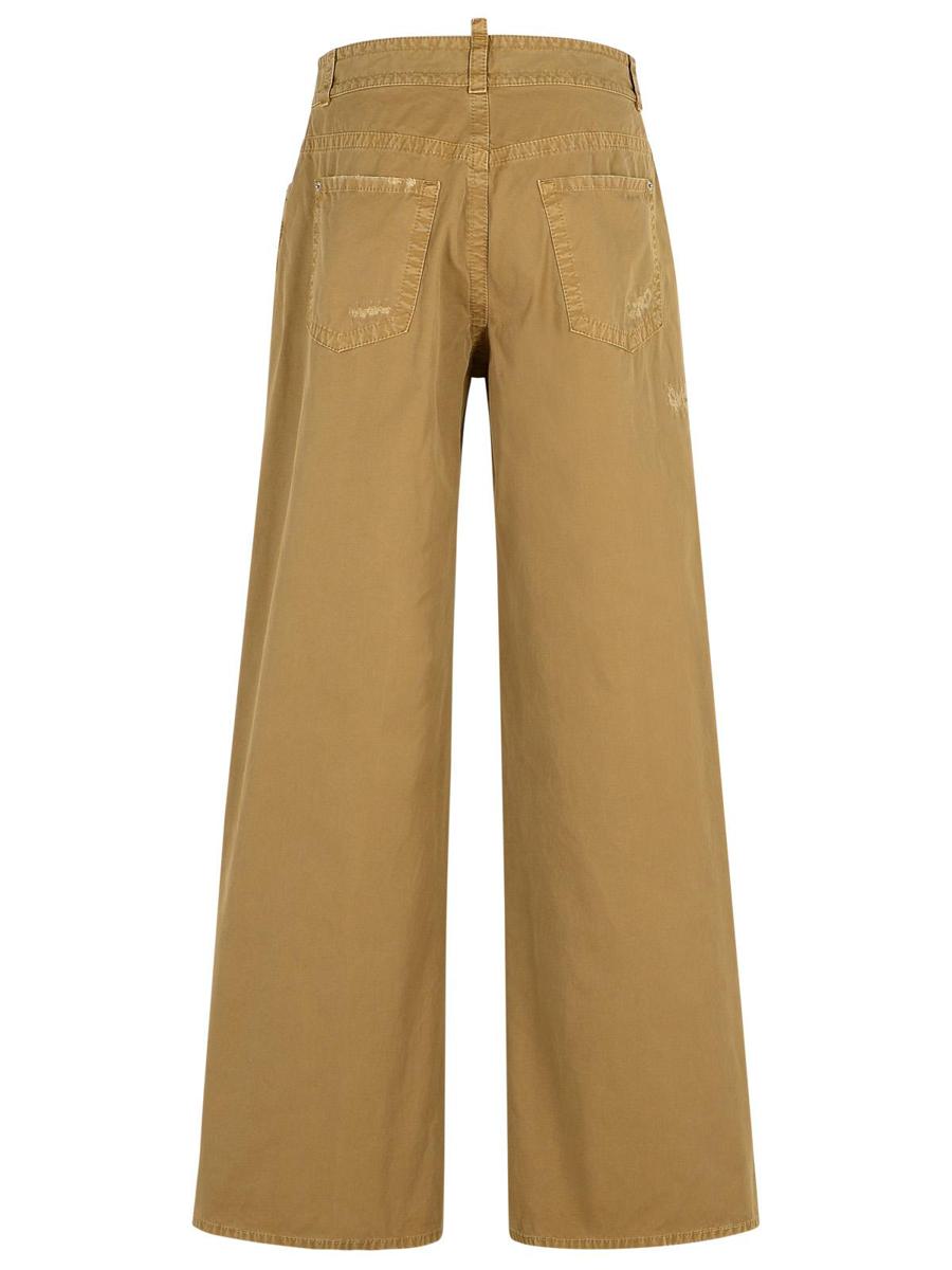 DSQUARED2 – Beige Baumwollhose „9 To 5“