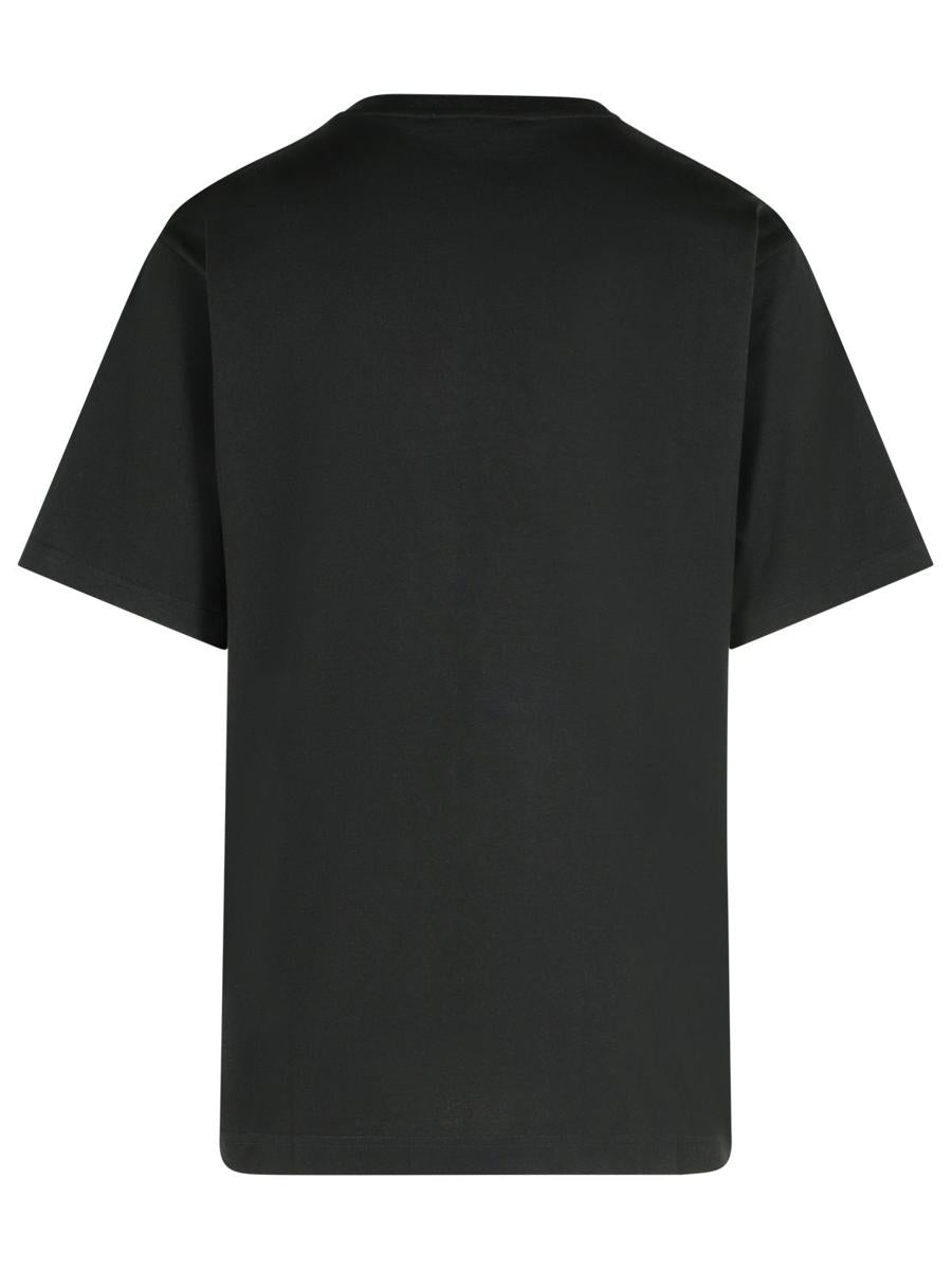 Dolce & Gabbana Schwarzes Baumwoll-T-Shirt