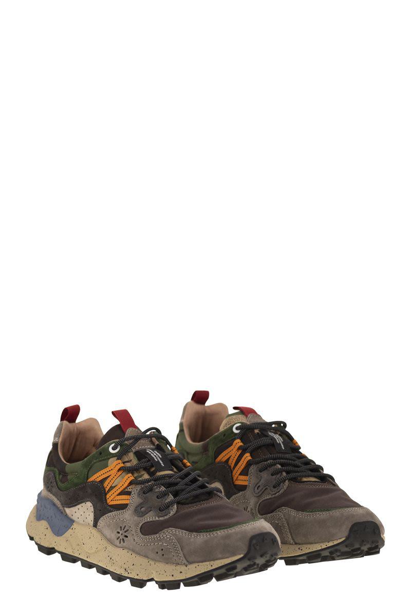 Flower Mountain Yamano 3 - Sneakers aus Wildleder und Funktionsgewebe