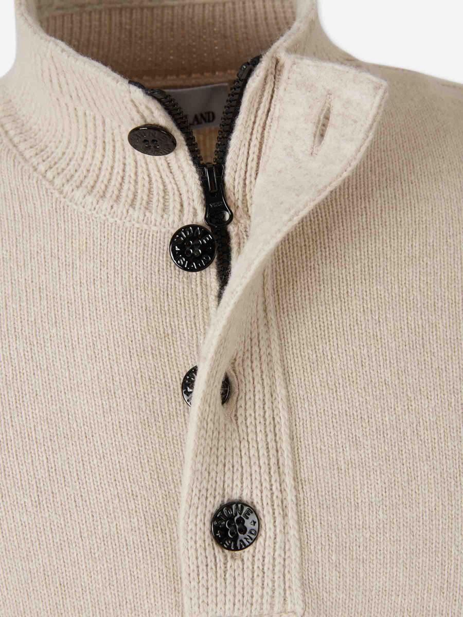 Stone Island-Trikot mit hohem Kragen