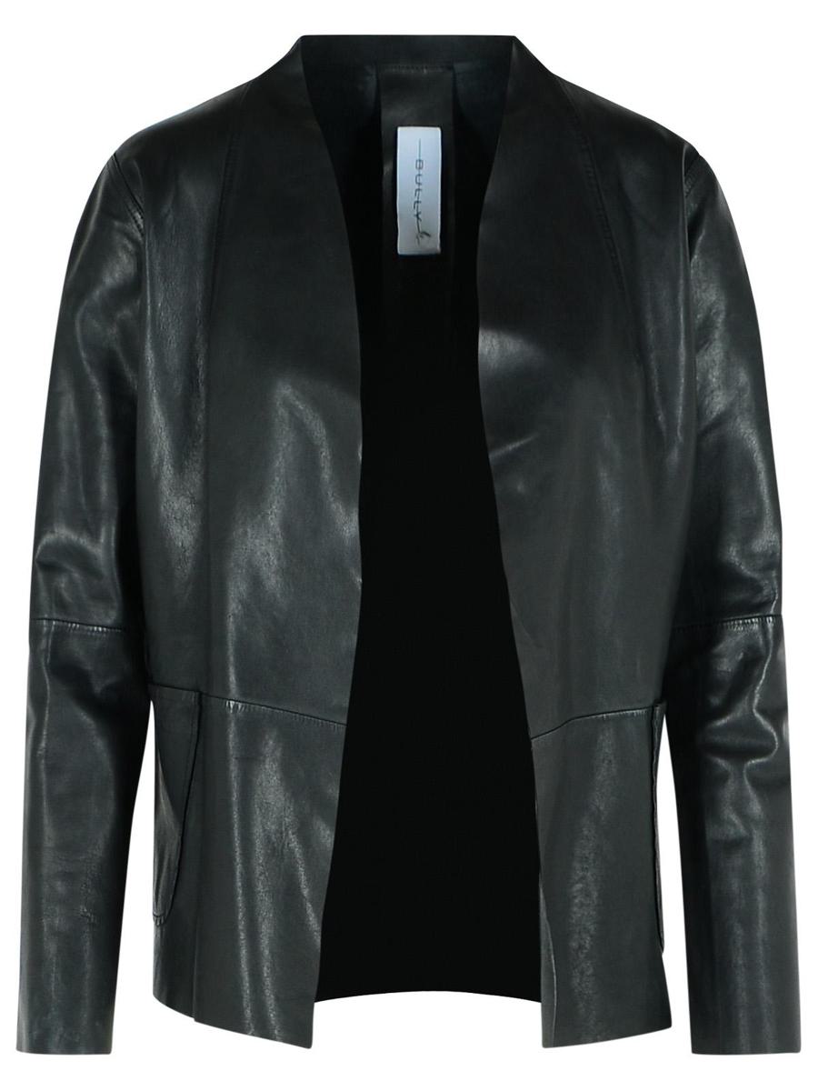 Bully Schwarze Lederjacke
