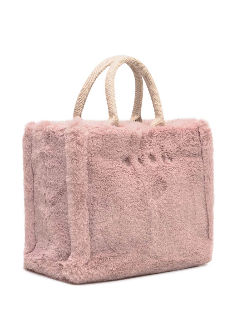 Marni Marni Tasche aus rosa Kunstpelz