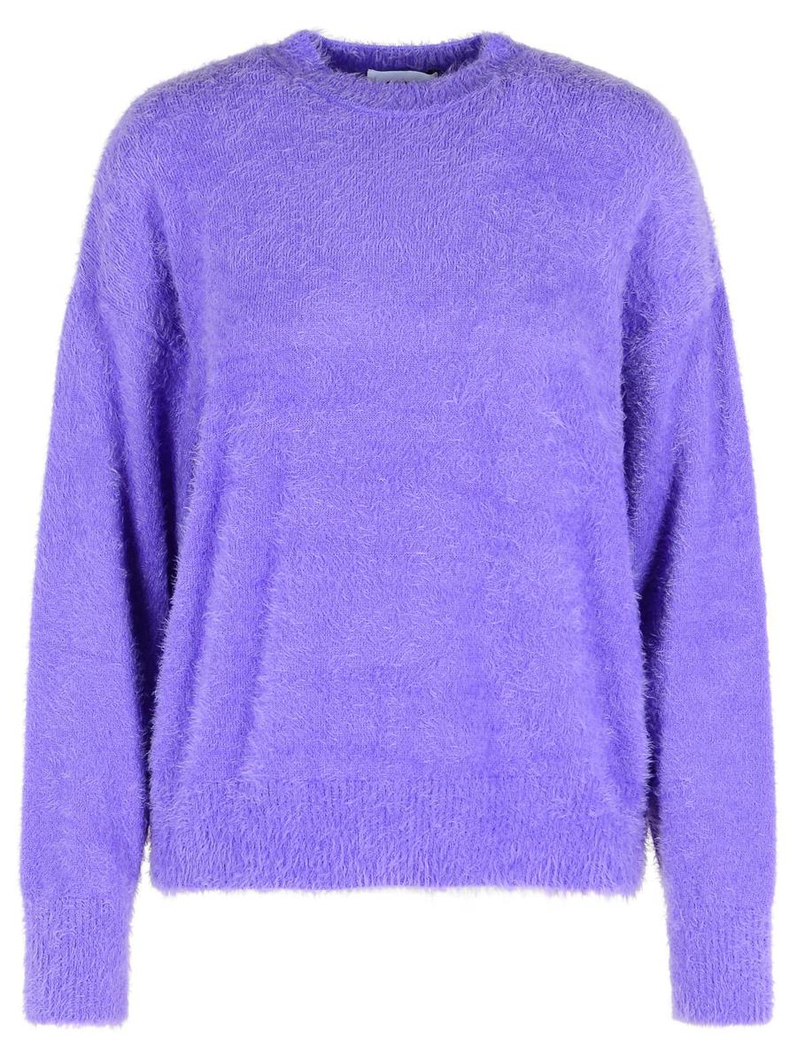 Moschino Jeans – Lilafarbener Polyamid-Pullover