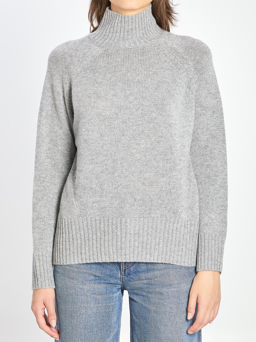 Rollkragenpullover aus Wolle und Kaschmir