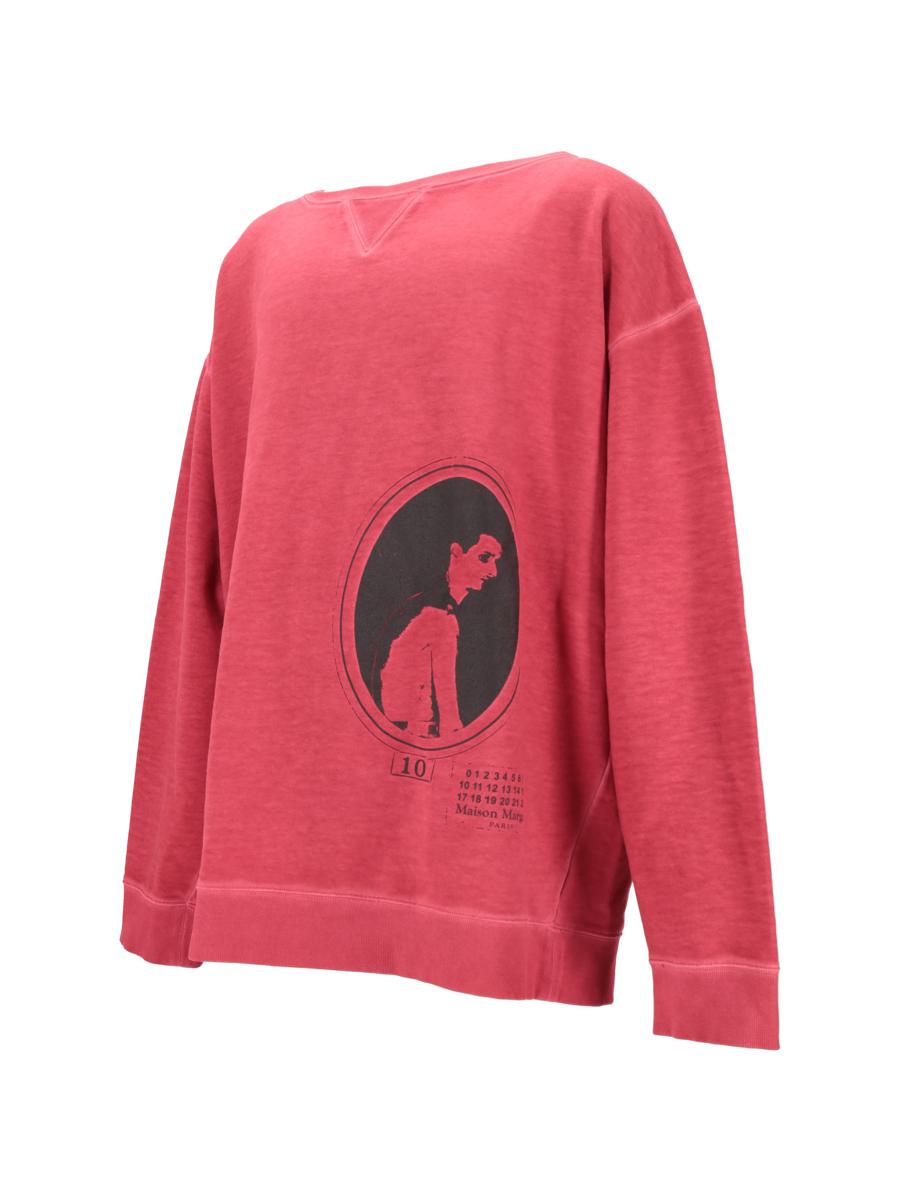 Maison Margiela – Sweatshirt mit Kamee-Print