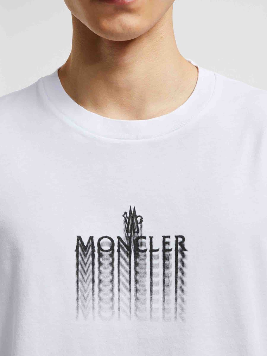 Moncler Baumwoll-Logo-T-Shirt
