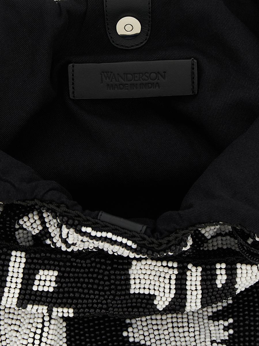 JW Anderson – Mini-Einkaufstasche mit Perlenbesatz