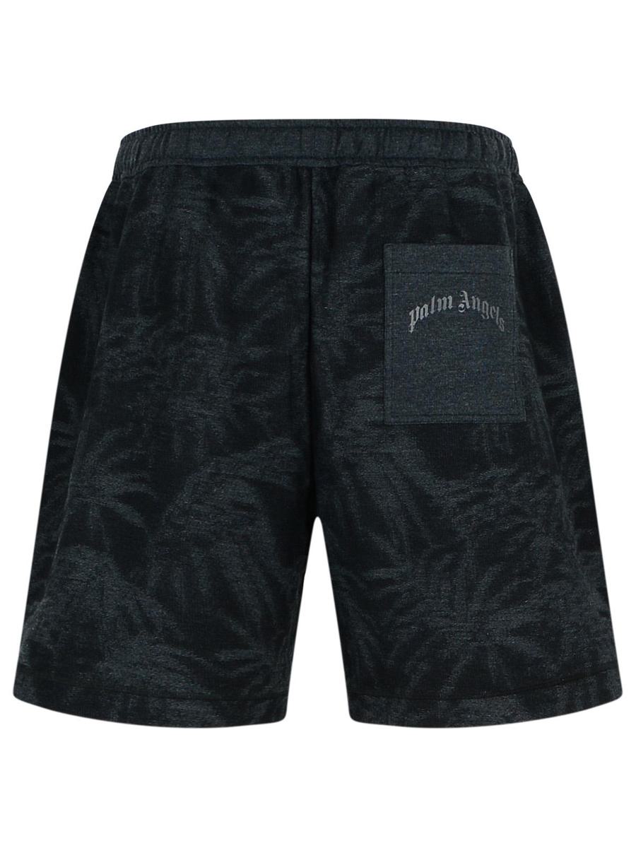 Palm Angels – Schwarze Bermudashorts aus Baumwolle