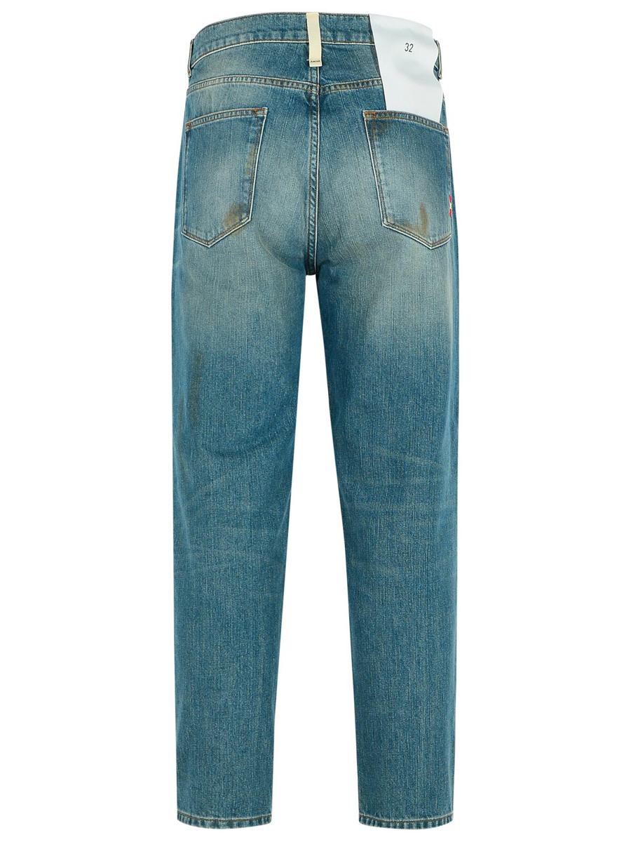 Amish Hellblaue Baumwolljeans